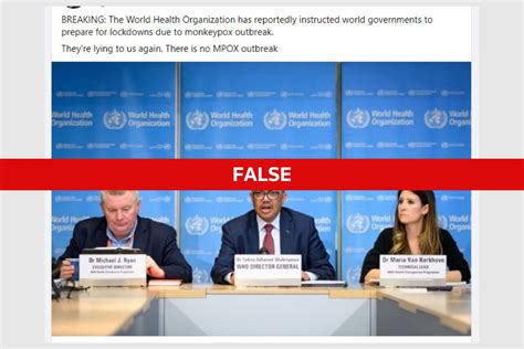 Fact Check: WHO did not ask governments to prepare for mpox .